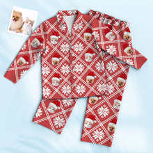 Load image into Gallery viewer, Custom Photo Face Pajamas – Creative Christmas Atmosphere Gifts