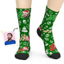 Load image into Gallery viewer, Personalized Face Christmas Socks for Adults and Kids – 3 Colors