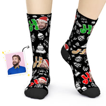 Load image into Gallery viewer, Personalized Face Christmas Socks for Adults and Kids – 3 Colors
