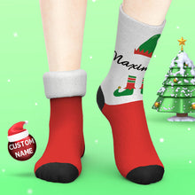 Load image into Gallery viewer, Custom Engraved Thick Christmas Socks – Funny Holiday Gift