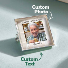 Load image into Gallery viewer, Personalized Memorial Wedding Lapel Pin with Photo