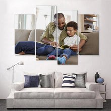 Load image into Gallery viewer, Custom 4-Piece Photo Oil Painting Canvas Wall Art (Frameless)