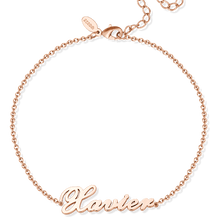 Load image into Gallery viewer, Personalized Name Anklet – Sterling Silver
