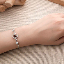 Load image into Gallery viewer, Personalized Photo Projection Bracelet – Roman Numerals Elegant Bracelet for Her