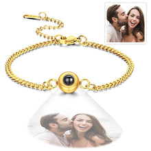 Load image into Gallery viewer, Custom Projection Bracelet – Anniversary Fashion Titanium Steel Gift