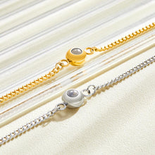 Load image into Gallery viewer, Custom Projection Bracelet – Anniversary Fashion Titanium Steel Gift