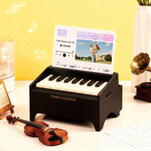 Load image into Gallery viewer, Custom Photo & Date Playable Piano Bluetooth Speaker – Personalized Gift for Piano Lovers
