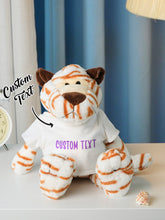 Load image into Gallery viewer, Personalized Animal Plush Stuffed Toy – Baby Birth Announcement Gift