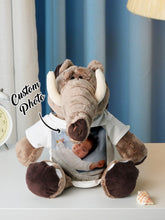 Load image into Gallery viewer, Personalized Animal Plush Stuffed Toy – Baby Birth Announcement Gift