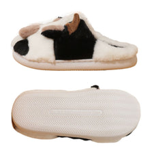 Load image into Gallery viewer, Cozy Cow Cotton Slippers – Warm Cartoon Animal House Footwear
