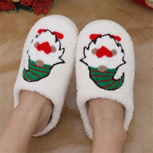 Load image into Gallery viewer, Faceless Dwarf Christmas Cotton Slippers – Cozy Holiday Home Shoes