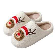 Load image into Gallery viewer, Christmas Gingerbread Man Cotton Slippers – Santa Claus Home Shoes