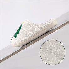 Load image into Gallery viewer, Christmas Tree Cotton Slippers – Cozy Holiday Home Shoes