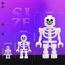 Load image into Gallery viewer, 3D Printed Giant White Skeleton Figure – Enchanting Collectible & Whimsical Home Decor Gift
