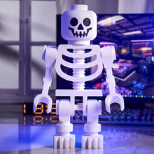 Load image into Gallery viewer, 3D Printed Giant White Skeleton Figure – Enchanting Collectible & Whimsical Home Decor Gift