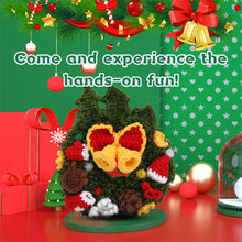 Load image into Gallery viewer, Christmas Wreath DIY Crochet Kit for Beginners – Gift for Adults & Kids