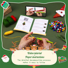 Load image into Gallery viewer, Christmas Tree DIY Crochet Kit for Beginners –Gift for Adults & Kids