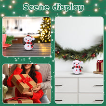 Load image into Gallery viewer, Christmas Snowman DIY Crochet Kit for Beginners – Gift for Adults & Kids