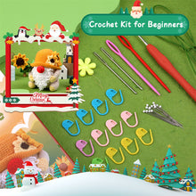 Load image into Gallery viewer, Christmas Gnome DIY Crochet Kit for Beginners – Gift for Adults & Kids