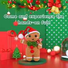 Load image into Gallery viewer, Christmas Gingerbread Man DIY Crochet Kit for Beginners –Gift