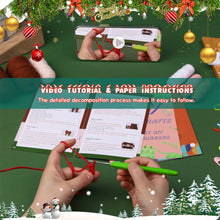 Load image into Gallery viewer, Christmas Deer DIY Crochet Kit for Beginners