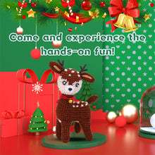 Load image into Gallery viewer, Christmas Deer DIY Crochet Kit for Beginners