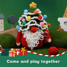 Load image into Gallery viewer, Christmas Gnome DIY Crochet Kit for Beginners –Gift for Adults & Kids