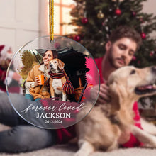 Load image into Gallery viewer, Personalized Memorial Pet Christmas Ornament