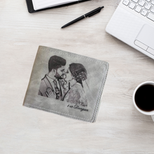 Load image into Gallery viewer, Personalized PU Leather Photo Wallet – Everyday Keepsake