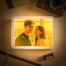 Load image into Gallery viewer, Custom Photo Bluetooth Speaker Mirror Lamp – Personalized Light & Sound Gift