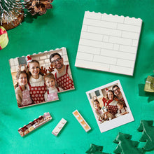 Load image into Gallery viewer, Personalized Building Brick Puzzle Photo Block Christmas Ornament