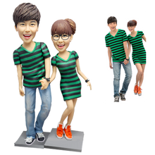 Load image into Gallery viewer, Fully Customizable 2-Person Personalized Bobbleheads
