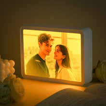 Load image into Gallery viewer, Custom Photo Bluetooth Speaker Mirror Lamp – Personalized Light & Sound Gift