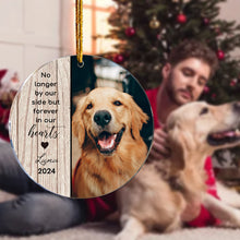 Load image into Gallery viewer, Personalized Pet Christmas Ornament with Photo