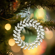 Load image into Gallery viewer, Personalized Photo Wreath Projection Ornament – Christmas Tree Decoration Gift