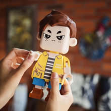 Load image into Gallery viewer, Fully Customizable Cute Giant Minifig – Personalized Full-Body Brick Figure Gift for Him
