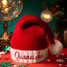 Load image into Gallery viewer, Personalized Embroidered Name Santa Hat – Christmas Gift for Family