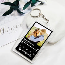 Load image into Gallery viewer, Custom NFC Music Keychain – Creative Couple Gift