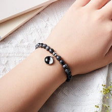 Load image into Gallery viewer, Custom Moon Phase Beads Bracelet – Luminous Gift for Her