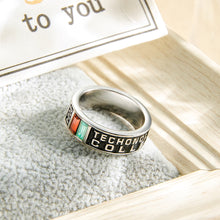 Load image into Gallery viewer, Personalized Name School Ring – Custom Graduation Gift