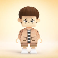 Load image into Gallery viewer, Fully Customizable Cute Giant Minifig – Personalized Full-Body Brick Figure Gift for Boy

