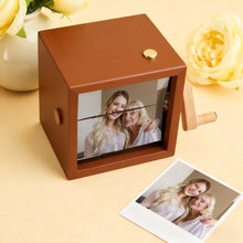 Load image into Gallery viewer, Custom 8 Photos Music Flipbook Frame Animation Machine Detachable Photos Mechanical Hand-cranked Photo Album
