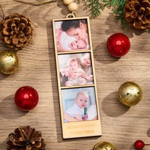 Load image into Gallery viewer, Personalized Photo Wooden Frame Ornament for Christmas Gifts
