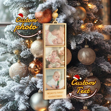 Load image into Gallery viewer, Personalized Photo Wooden Frame Ornament for Christmas Gifts
