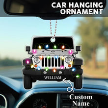 Load image into Gallery viewer, Personalized Acrylic Car Ornament with Name for Christmas Gift
