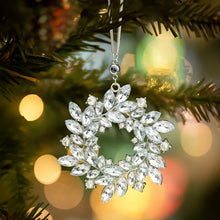 Load image into Gallery viewer, Personalized Photo Wreath Projection Ornament – Christmas Tree Decoration Gift
