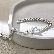 Load image into Gallery viewer, Personalized Photo Projection Bracelet – Vintage Jewelry Anniversary Gift for Him Father’s Day Gift