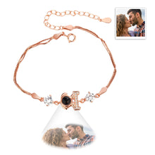 Load image into Gallery viewer, Personalized Dog Pendant Photo Projection Bracelet – 925 Sterling Silver
