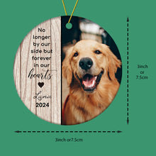 Load image into Gallery viewer, Personalized Pet Christmas Ornament with Photo
