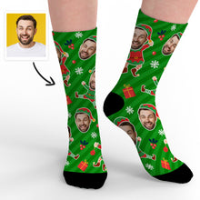 Load image into Gallery viewer, Personalised Photo Socks – Custom Funny Face Christmas Gifts
